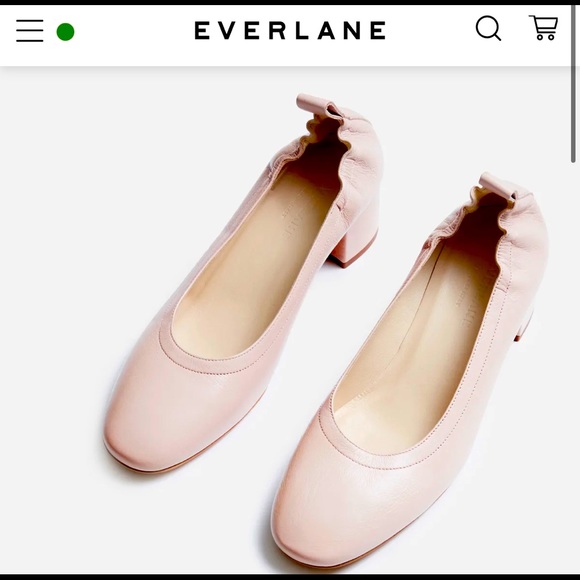 Everlane Day Heel in Pale Rose - Picture 2 of 10